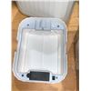 Image 5 : White motion activated garbage can