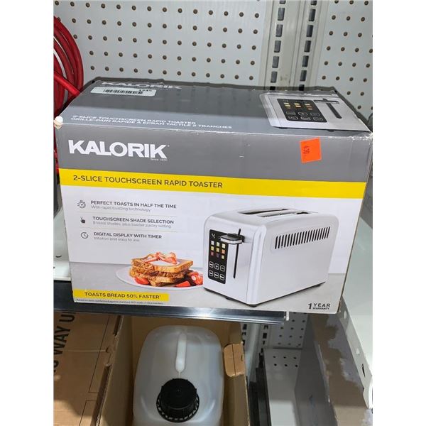 Rapid Toaster Kalorik 2 Slice Touchscreen Rapid Toaster
