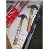 Image 1 : Lot of 2  Workpro 16oz Claw Hammers