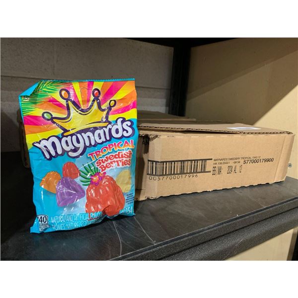 Maynards Tropical Swedish Berries 12 x 154g