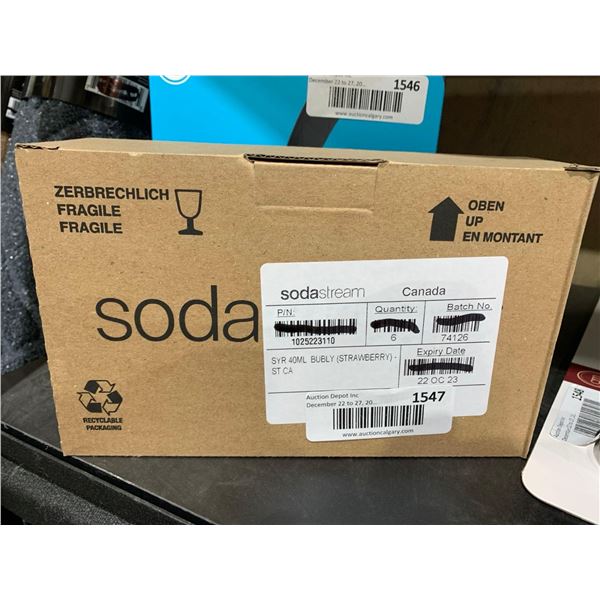 Soda Stream Bubly Drops - Strawberry Flavor 6x40ml