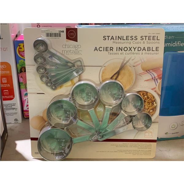 Chicago Metallic Stainless Steel Measuring Cups & Spoons