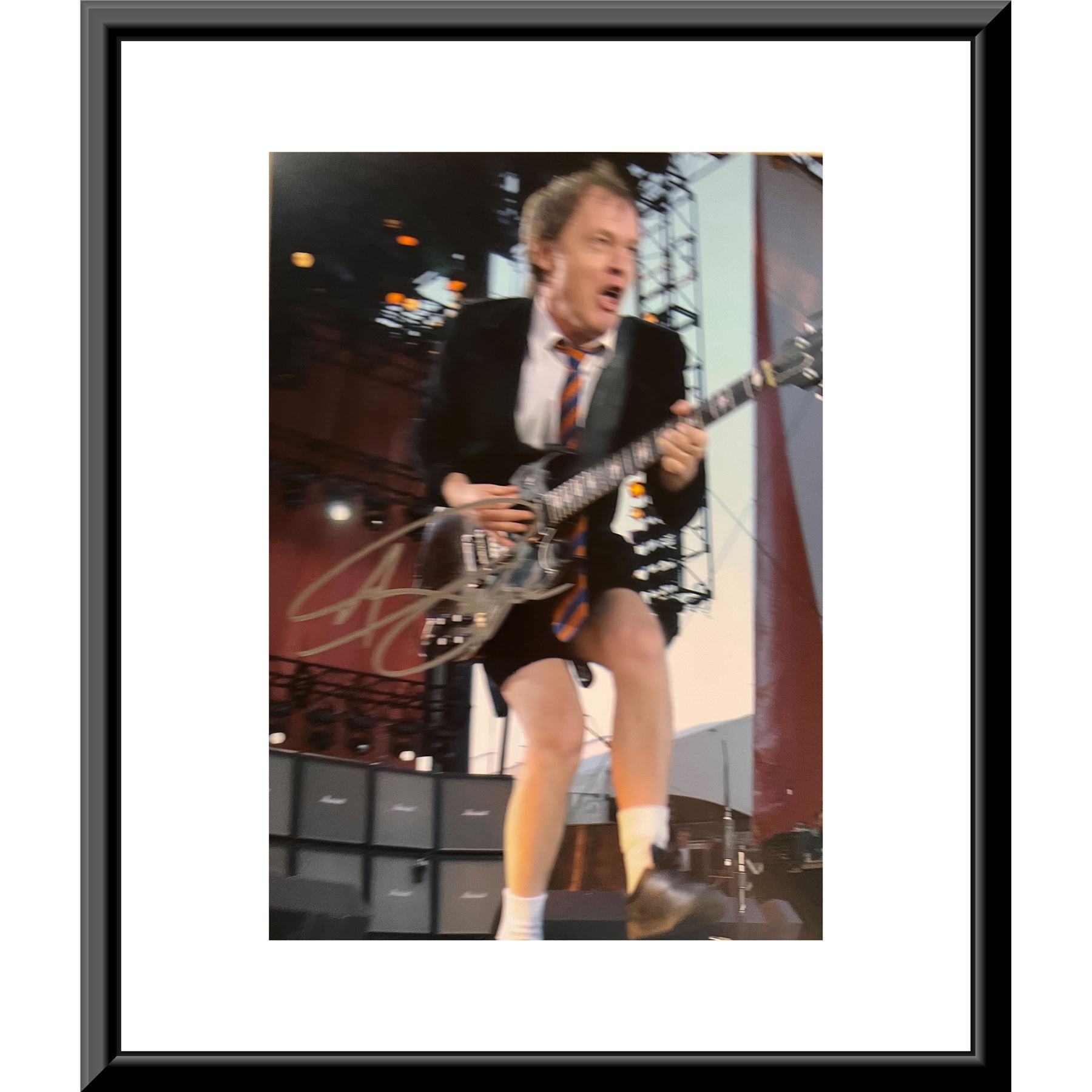 AC/DC Angus Young signed photo