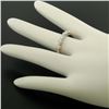 Image 6 : QUALITY 14k Two Tone Gold 1.0 ctw Bar Set F VS1 Round Brilliant Diamond Band Rin