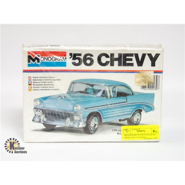 MONOGRAM '56 CHEVY PLASTIC MODEL KIT 124 SCALE