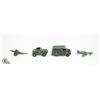 Image 1 : 4 VINTAGE MILITARY DINKY TOYS: TROJAN VAN #452,