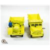 Image 1 : 2 VINTAGE DINKY SUPERTOYS: MUIR HILL DUMPER TRUCK