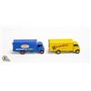 Image 1 : 2 VINTAGE DINKY SUPERTOYS: 1957 GUY OTTER VAN