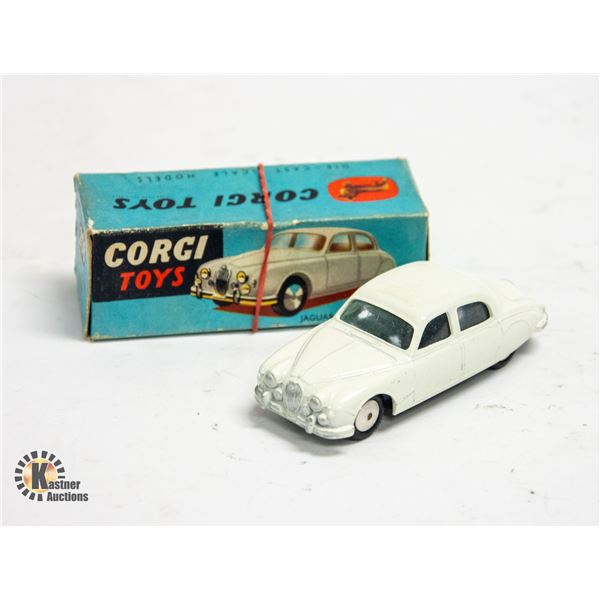 CORGI TOYS JAGUAR 2 4L SALOON 208 IN ORIGINAL BOX corgi-toys-jaguar-2-4l-saloon-208-in-original-box