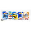 4 HOTWHEELS SOLD WITH MATCHBOX ORIGINAL ON CARDS