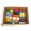 Image 1 : FLAT OF 18 ASSORTED BRAND VINTAGE DIECAST CARS