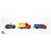 Image 1 : 3 VINTAGE DINKY TOYS: DODGE #30N, JEEP #25Y,