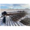 Image 1 : 17 Sections of Diamond Harrows c/w drawbar (Drawbar needs the square tubing welded in one section)