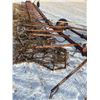 Image 5 : 17 Sections of Diamond Harrows c/w drawbar (Drawbar needs the square tubing welded in one section)
