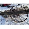 Image 3 : Cart c/w 32" Steel wheels