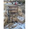 Image 5 : Various old tine harrows & misc. steel frames