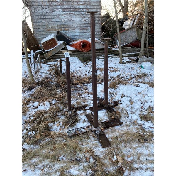 3- Steel adjustable stands