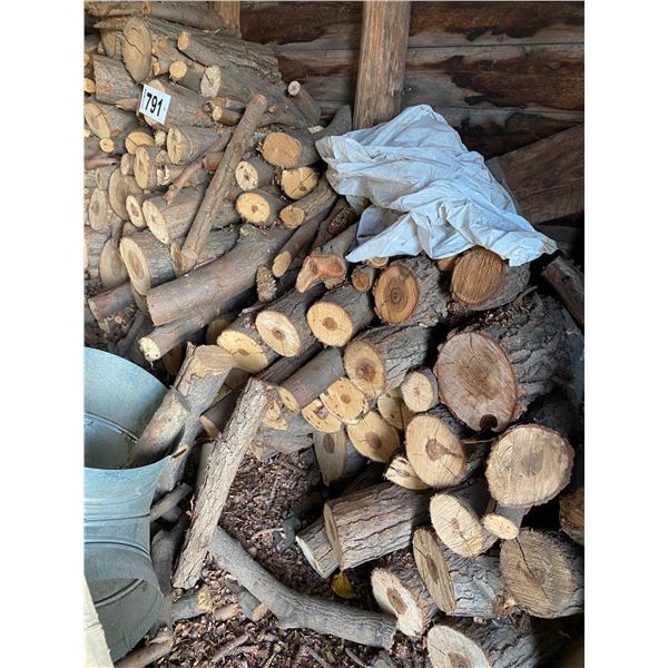 Firewood in granary