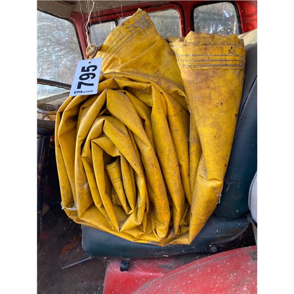 Heavy yellow tarp