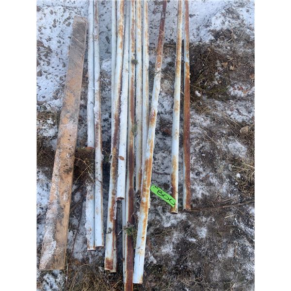 Light pipe, old hyd. Auger c/w spouts