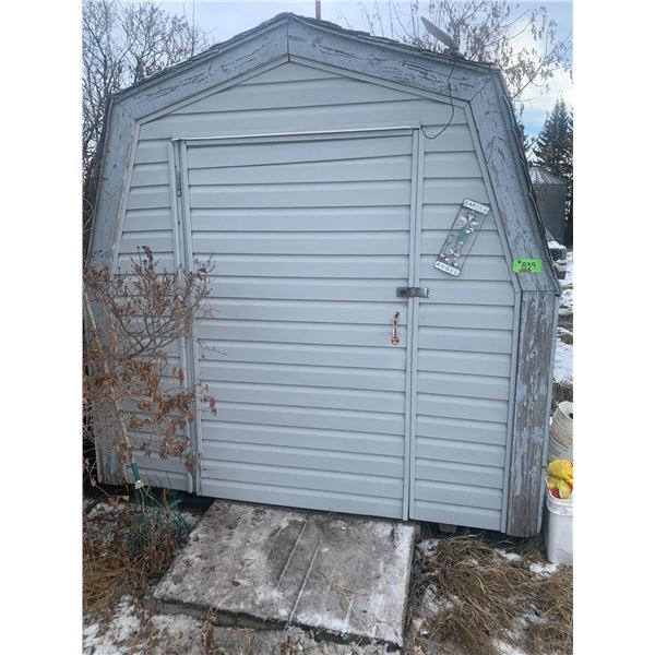 Garden shed (Light to the East DOES NOT SELL, Buyer responsible to load))