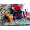 Image 1 : Qty of candles & candle holders
