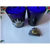 Image 2 : Qty of Christmas items, Christmas cake stand, birthday candles, 2- shot glasses and 2- glasses