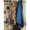 Image 4 : Contents in closet, qty of cleaning supplies, shirts, smocks, coveralls etc.