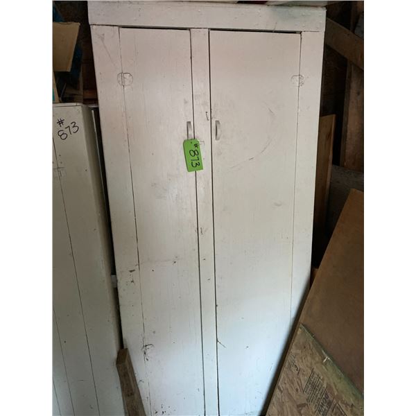 2- Wooden storage cupboards