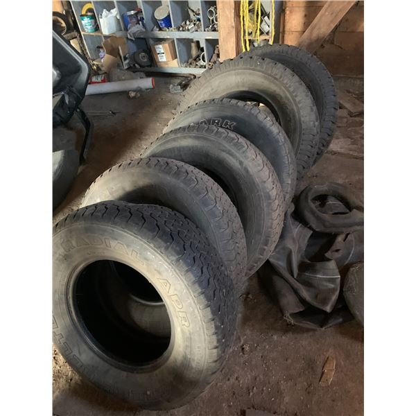 Approx. 10 tires & tubes