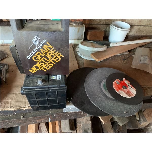 Dickey John Tester, battery & 3- cut-off blades