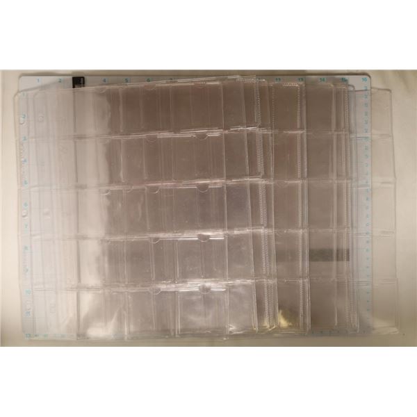 15 COIN COLLECTORS PAGES EACH HOLDS 20 COINS