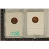Image 2 : 2 SLABBED LINCOLN CENTS: 1958 MS67RD & 2003 GEM BU