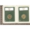 Image 1 : 2 SLABBED JEFFERSON NICKELS: 1974-D MINT FS &