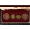 Image 2 : 1960 JERSEY 4 COIN PROOF SET IN ORIGINAL