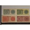 Image 2 : 4 INDONESIA CRISP UNC BILLS: 1,10,25 & 50 SEN