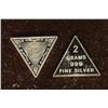 Image 1 : 2-2 GRAMS .999 FINE SILVER PROOF TRIANGLE INGOTS