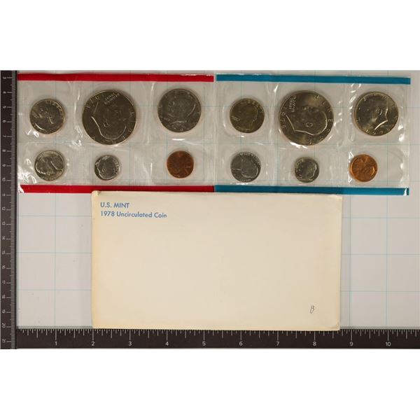 1978 US MINT SET (UNC) P & D (WITH ENVELOPE)