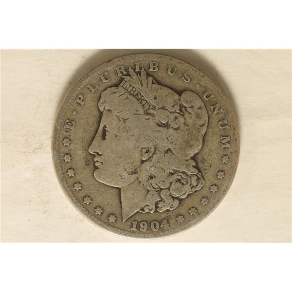 KEY DATE 1904-S MORGAN SILVER DOLLAR SMALL