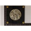 Image 1 : 4.78 TROY OZ. SILVER APOLLO 14 MEDAL. HIGH RELIEF