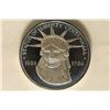 Image 1 : 1886-1986 US SILVER PF ROUND STATUE OF LIBERTY