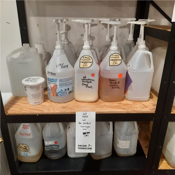 lot de produit mènanger