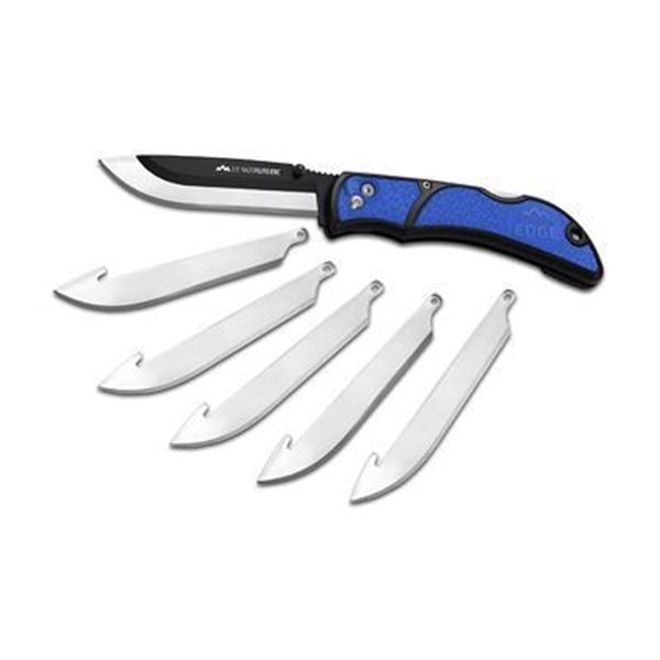 OD EDGE RAZOR-EDC LT 3.5" 6 BLDS BLU