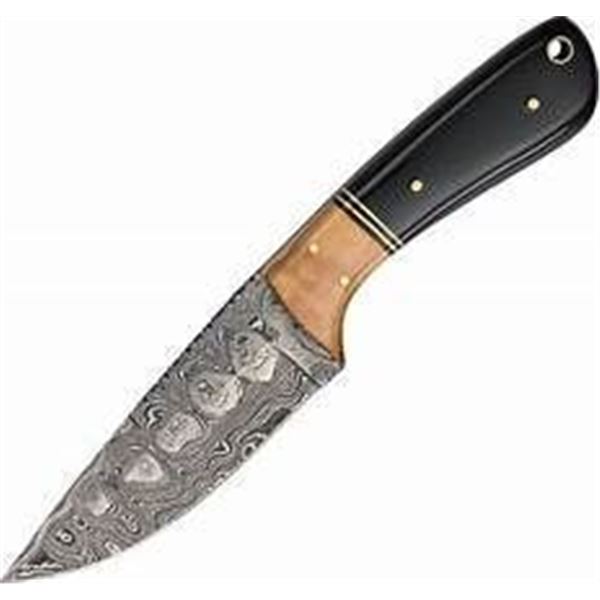 Damascus The Wedge Fixed Blade Knife