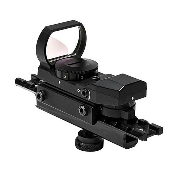 NcSTAR Red and Green 4-Reticle Reflex Sight with AR-15 Carry Handle Adapter