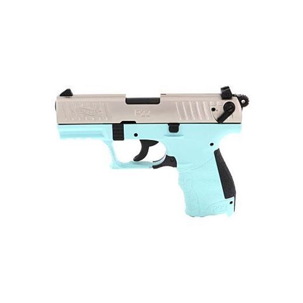 WALTHER P22Q .22LR 3.4" ANGEL BLUE POLYMER 10-ROUNDS
