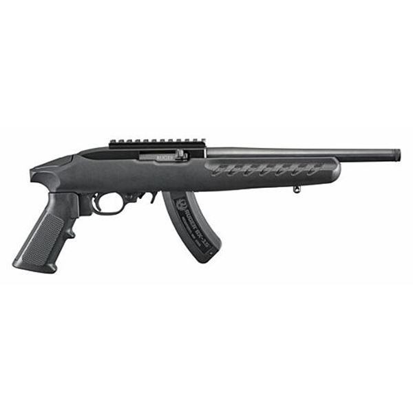 RUGER CHARGER .22LR 15-SHOT BLACK POLYMER THREADED