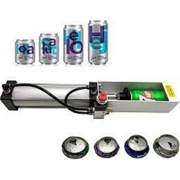 pneumatic cylinder aliminum can crusher