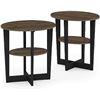 Image 1 : round end table