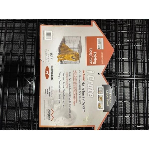 folding dog crate